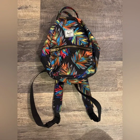 Herschel Supply Co Nova Backpack Mini Tropical Pattern Floral Herschel Supply Co Nova Mini Pixel Floral | Mercari main image 4